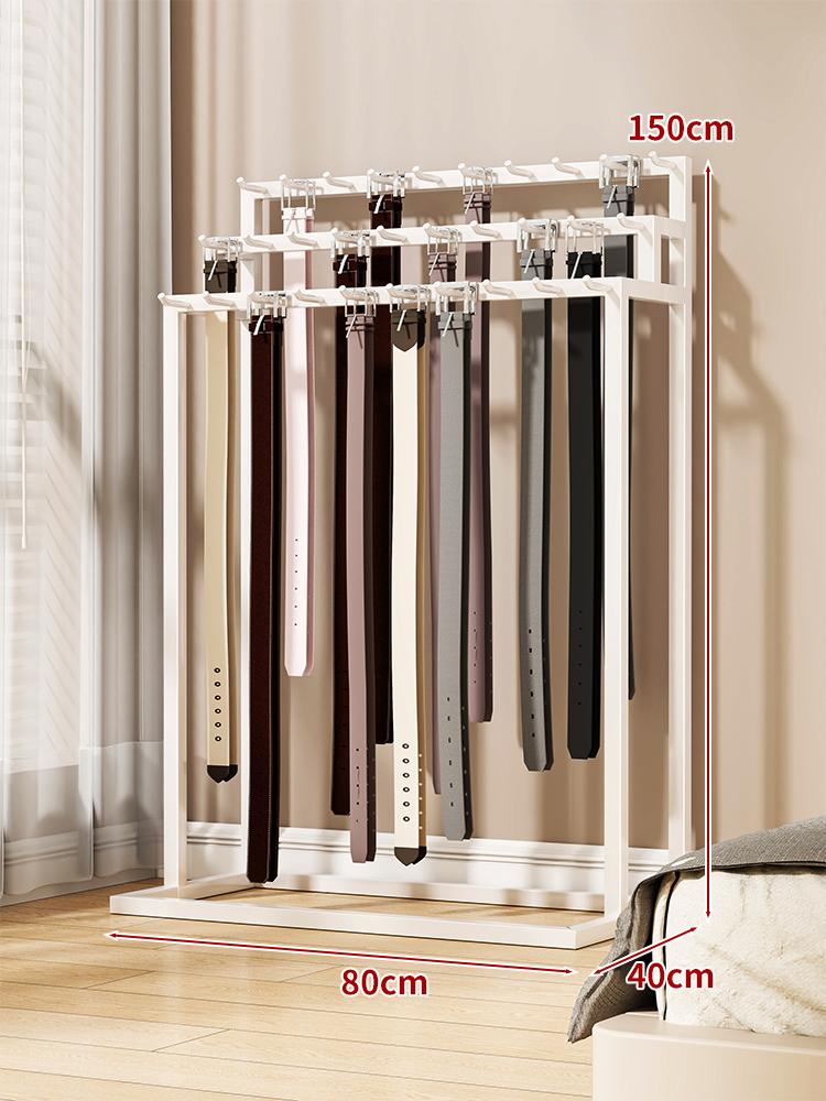 Multifunctional Belt Display Stand Large Capaci Netie Storage Ra Floor Mounted Multi-layer Elf for Clothing Accories