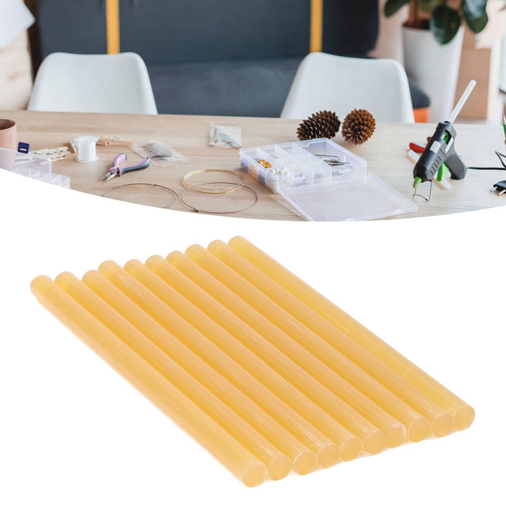 10Pcs Hot Melt Glue Stick 11x200mm Strong Adhesion High Strength Glue Adhesive Sticks for Glue Guns   60W