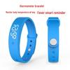 V9 Smart Temperature Monitoring Bracelet: All-Weather Body Temp Tracker with Vibration Alerts, Stopwatch, and Alarm Clock.