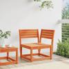 VidaXL Garden Corner Sofa, Sectional Corner Chair, Patio Seat with Backrest, Outdoor Patio Furniture, 844666