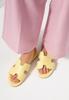Wittchen Women's Yellow Flip-Flops In Eco-Leather