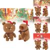 Entzückendes Weihnachtskaripybara Plüschtier Für Kinder Niedliche Weiche Tierpuppe Geschenk