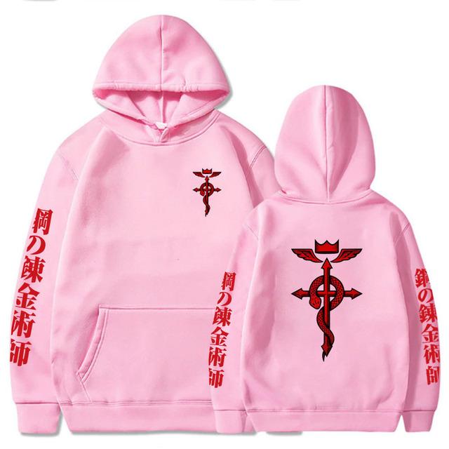 Fullmetal Alchemist Hot Anime Sweatshirt Casual Loose Zip Hoodie Women/Men Manga Pullovers Hip Hop Unisex Zipper Jackets