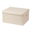 Tianshan Cotton & Linen Foldable Storage Box - Thickened, Washable Fabric for Bedroom Organization