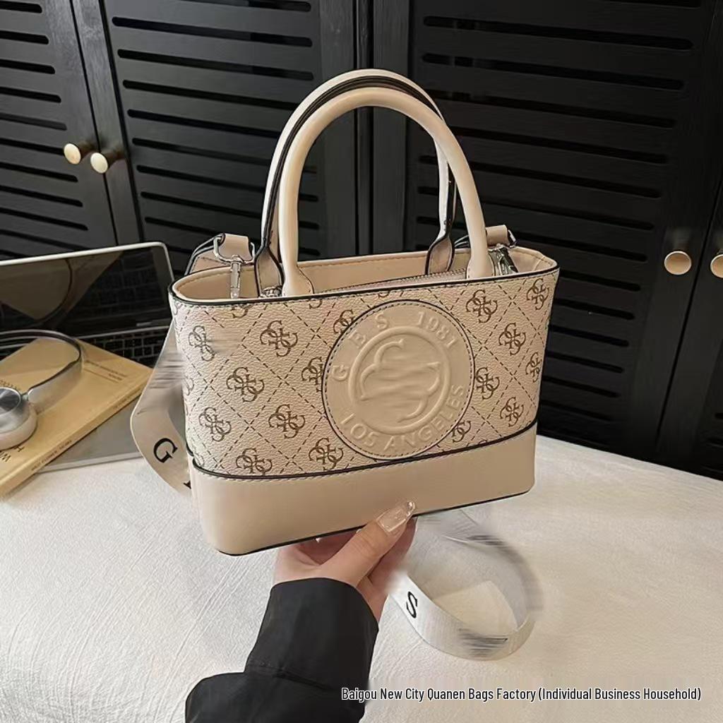 Geantă de mână elegantă imprimată pentru femei - Geantă versatilă de umăr simplu/tip crossbody pentru utilizare zilnică