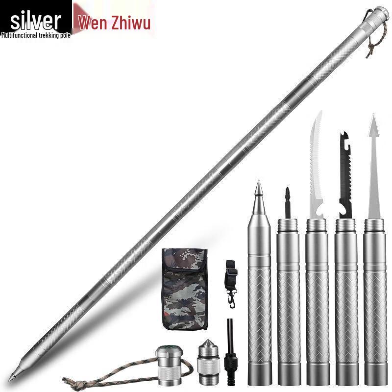 Wenzhiwu Multi-functional Outdoor Trekking Pole