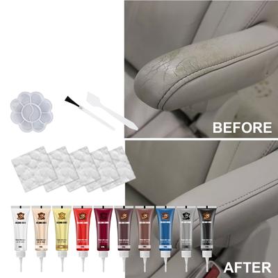 YEGBONG Leather Repair Gel Car Seat Leather Toning Cream Repair Wound Cream Leather Clothing Scratch Crack Leather Repair Car