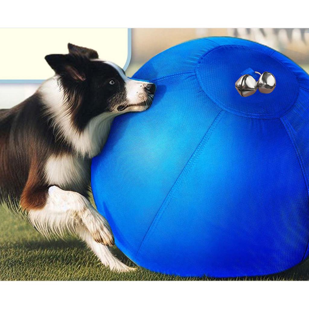 Minge de păstorit durabilă de 18 inch cu clopoțel încorporat pentru câini activi, exerciții și joacă în curte