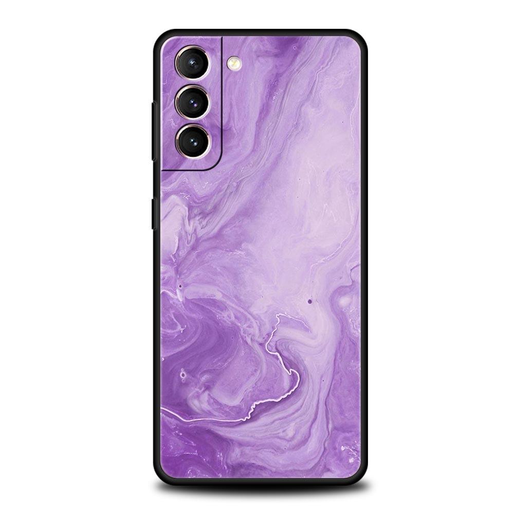 Infinity On Purple Soft Phone Case For Samsung Galaxy S24 S23 S22 S20 Ultra S21 FE 5G S10 S9 Plus S10E S8 20 Silicone TPU Cover