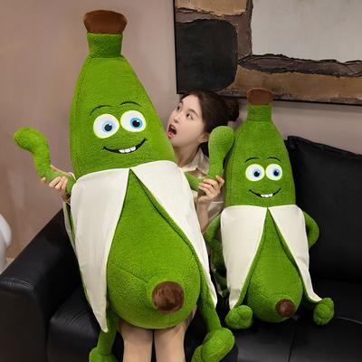 Kreative Frucht Ban Banane Grüne Banane Kissen Plüschtier Puppe Bananenpuppe Heimkissen Muppet-Puppe