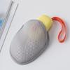 1 PCS Bath Cleansing Foaming Net Double-Sided Square/Oval Soap Bag Body Exfoliating Scrubber Sponges Bathroom Mesh Soap Pocket