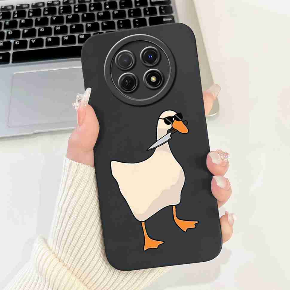 Für Huawei nova Y91 Hülle STG-LX1 Niedliches Cartoon-Kaninchen Weiche Silikonhülle Für Huawei Enjoy 60X STG-AL00 6,95" Schmetterlingsschale