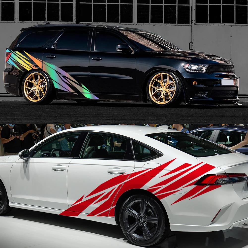 Car Side Stickers Personalized Graphic Design Vinyl Waterproof Decals Outdoor Sports Style Auto Body Window Decors Accessories