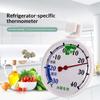 Digitales Kühlschrankthermometer Wasserdichter Temperaturmonitor Dual-Skalen-Anzeige Hängendes Design für den Einsatz im Haushaltsgefrierschrank