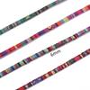 6mm Round Cotton Cords Handmade Colorful Ethnic Style Jewelry Rope For Ornament Making DIY Crafts Bracelet Necklace Accessories