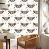 Rainbows and Butterflies Boho Wallpaper Graphite and Cream for Living Room and Bedroom 50x1000