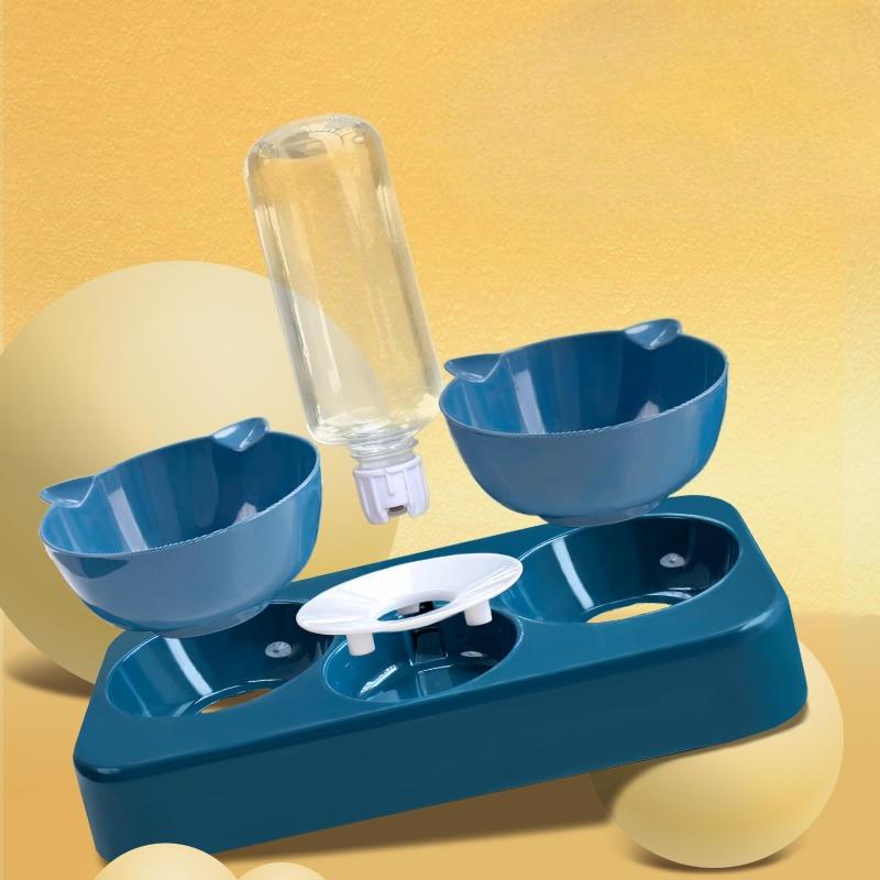 Trois Abreuvoirs Automatiques pour Animaux de Compagnie, Gamelles en Plastique pour Chien, Gamelles Doubles pour Chat, Gamelles pour Nourriture pour Chien, Ustensiles pour Nourriture pour Chat, Fournitures pour Animaux de Compagnie