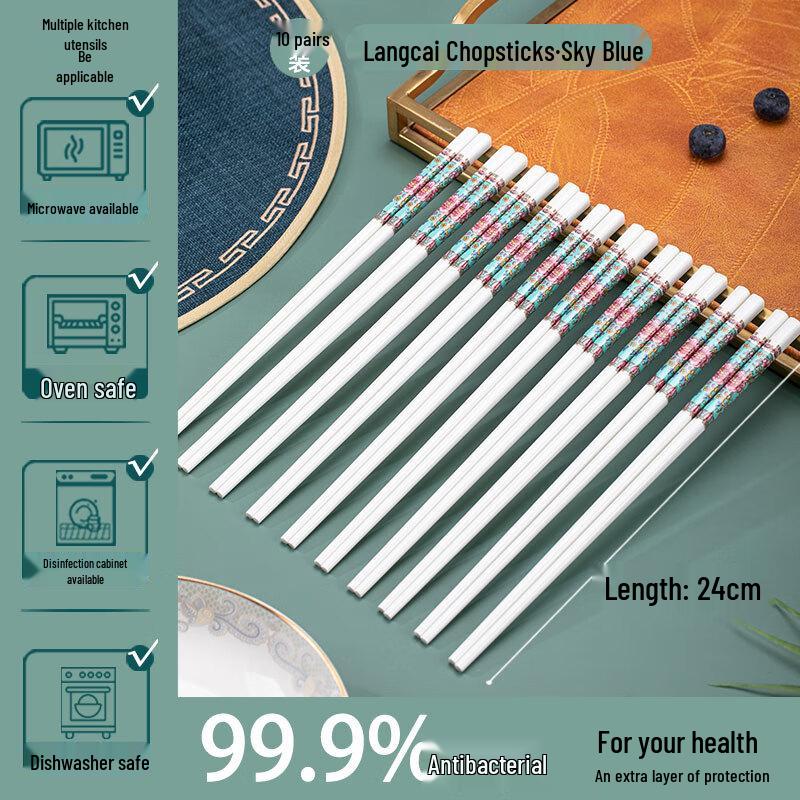 Jingdezhen Enamel Ceramic Chopsticks