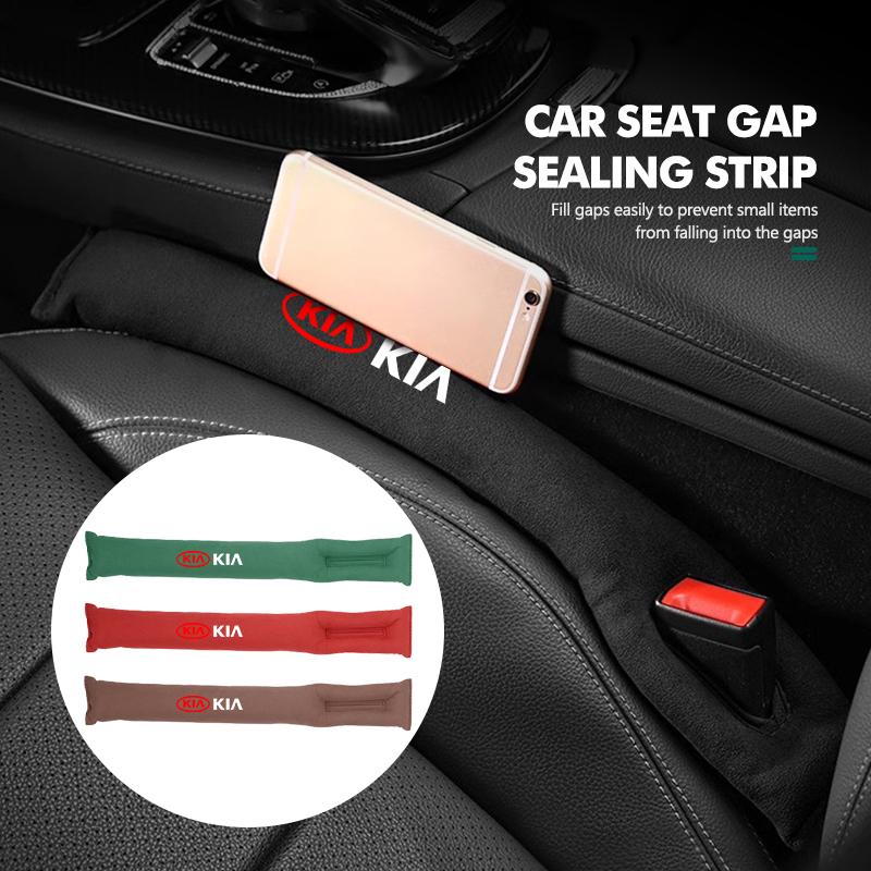 AANV1 For KIA Car Seat Gap Filler Plug Gap Leak Proof Strip Auto Accessories Sorento Stinger Soul Spectra Niro Cadenza Sephia