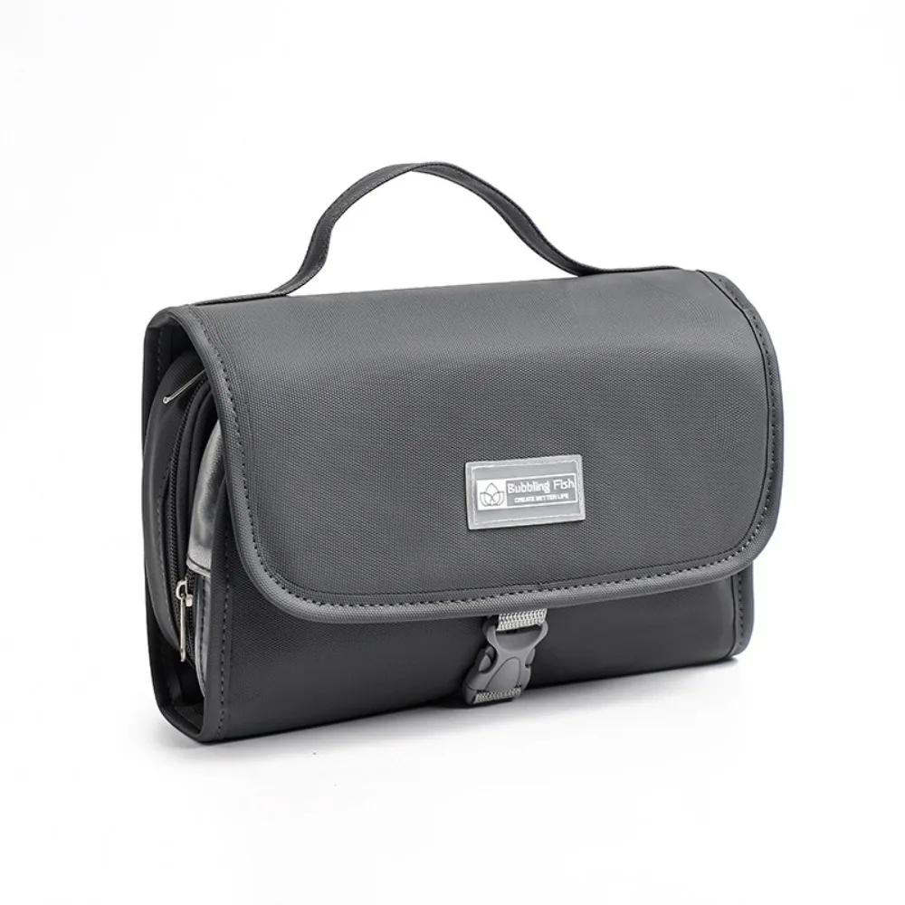Travel Toiletry Bag Hanging Waterproof Foldable Shower Organizer With Handle For Travel Gym Camping Weekend Trip