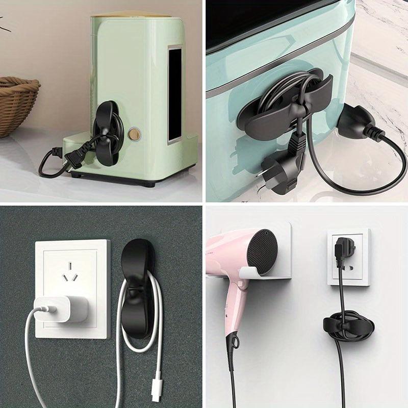 10 pezzi Clip Organizer Cavo in Plastica, Avvolgicavo Adesivo per Elettrodomestici da Cucina, Fascette per Gestione Cavi per Friggitrice ad Aria, Macchina da Caffè, Frullatore