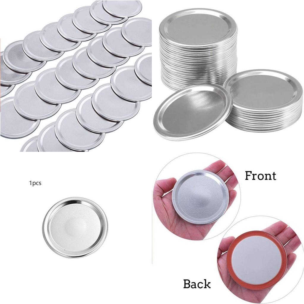 24 Pcs Regular Mouth Mason Jar Lids For Leak Proof Food Storage And Preservation