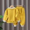 Girls Fashion Sweatshirt Tracksuit Set Casual Sporty Two Piece Outfit For Toddler Baby Spring Autumn