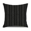 Simple Household Items Letter Geometric Print Square Pillowcase Car Cushion Sofa Pillowcase