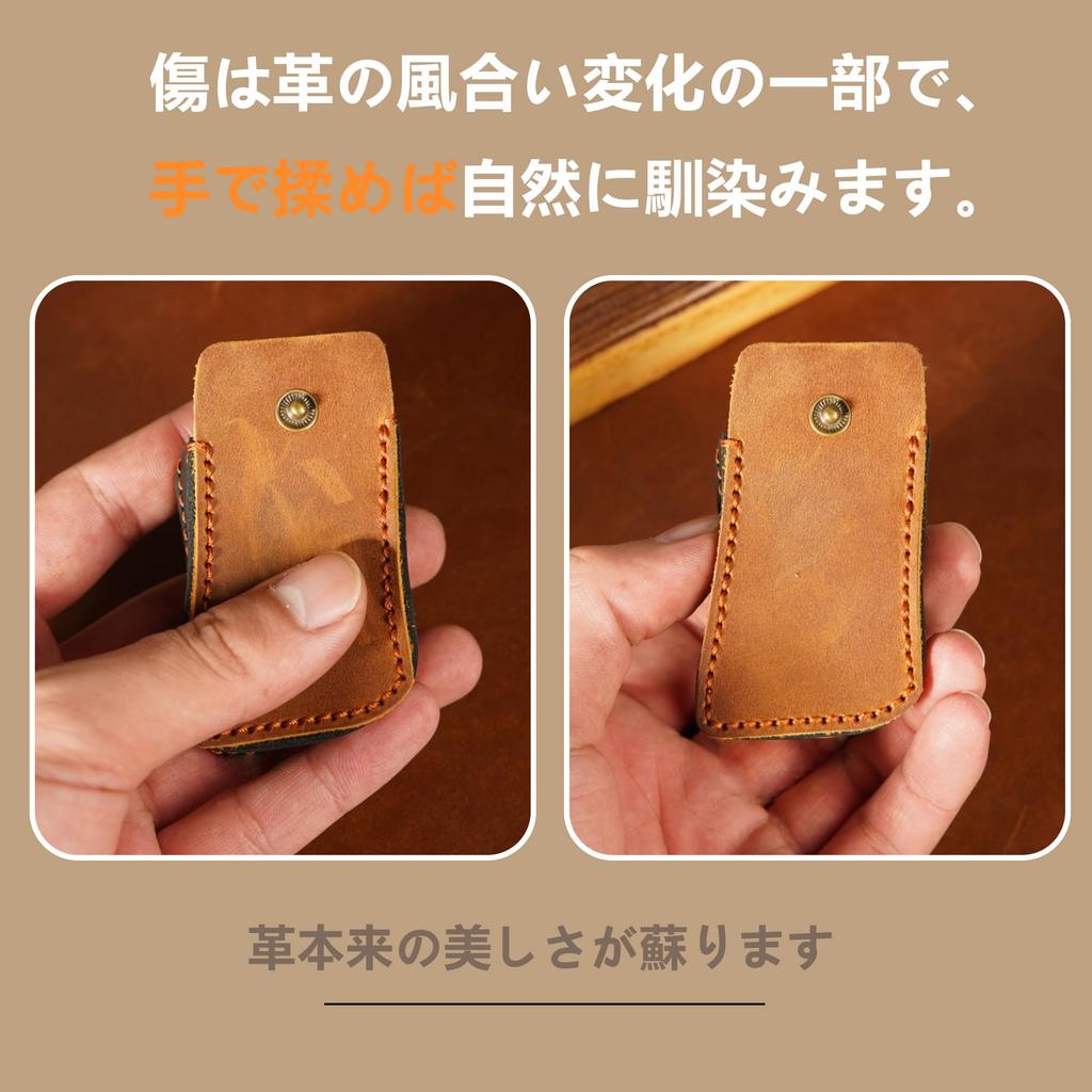 Sliding Door Key Case for Toyota Made of Genuine Sliding 80 Series 80 Series Harrier 60 Key Vellfire 30 Smart Key Key Lightweight Vehicles, Leather,