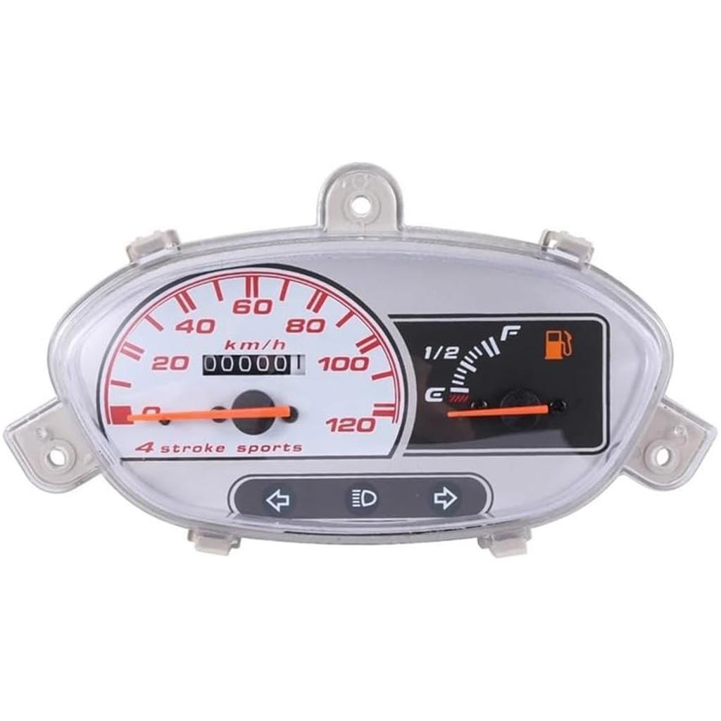 12V Motorcycle Odometer Speedometer Instrument for JOG 100 125CC with Weatherproof Construction & Low Power Consumption