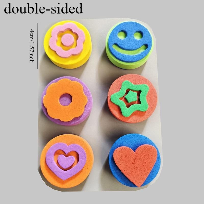 

Colorful EVA Foam Sponge Graffiti Painting Tools - for DIY Art, Drawing & Craft Projects | Vibrant Sponge Designs | Art Supplies