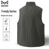 MiiOW Men's Casual Stand-Collar Workwear Vest
