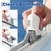 1Pcs Window Groove Cleaning Cloth Brush Slot Hand-held Door Gap Keyboard Kitchen Floor Gap Household Cleaning Tools