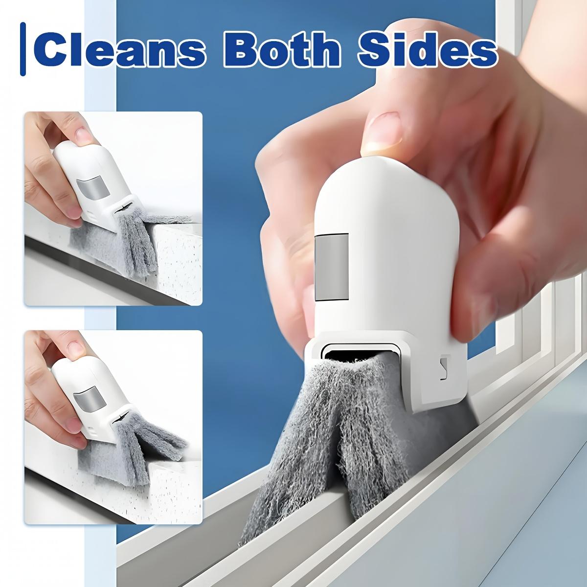

1Pcs Window Groove Cleaning Cloth Brush Slot Hand-held Door Gap Keyboard Kitchen Floor Gap Household Cleaning Tools 1Pcs
