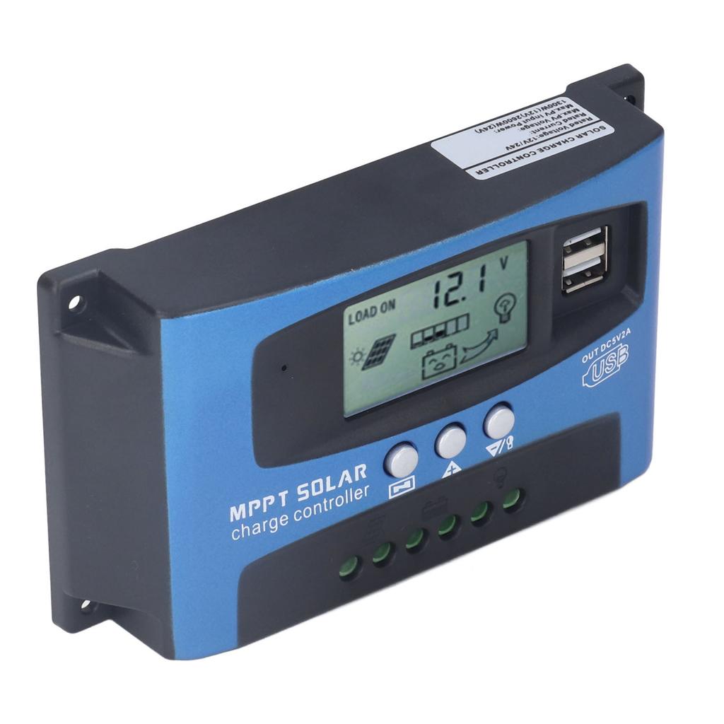 12V 24V Solarladeregler MPPT Photovoltaik-Panel-Ladegerät LED Intelligente Straßenbeleuchtung