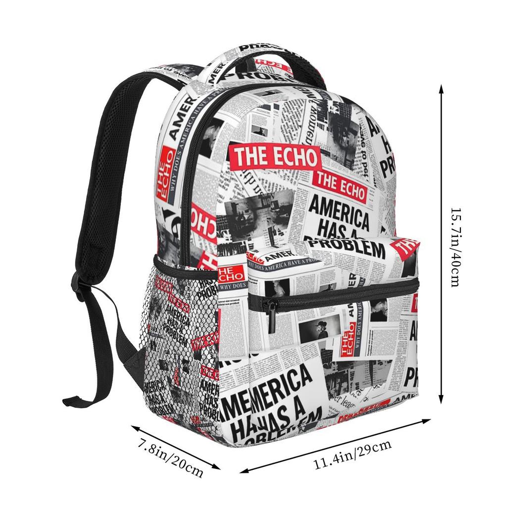 Beyonce Cowboy Carter America Has A Problem Student Backpack School Bag Daypack for Boys Girls Fashion Bookbag Shoulder Bags
