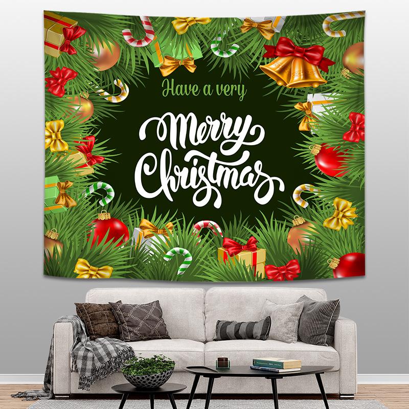 Christmas home decoration tapestry wall tapestry European style scene background cloth bohemian tapestry tapeçaria de natal