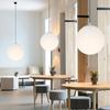 White LED Pendant Lamp E27 Hanging Lamp Modern Globe Pendant Light  Bedroom Light