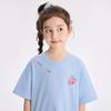 Xiaoyinman Girls' Cartoon Print Short Sleeve T-shirt
