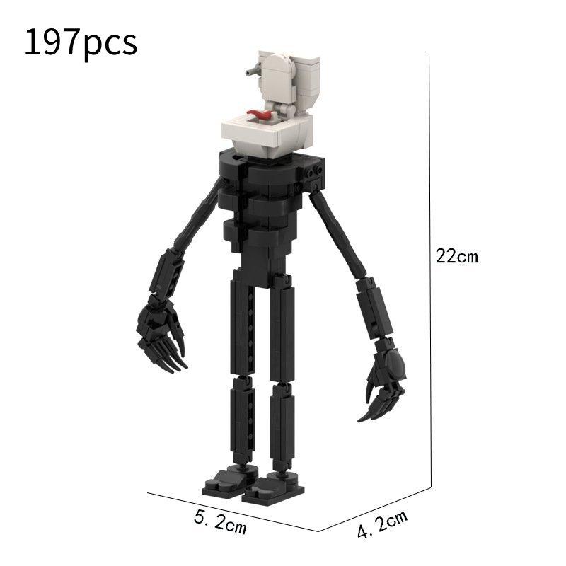 

Пробуждение Сиреноголового Монстра Сборка Строительные Блоки Игрушки Украшение Настольное Toilet