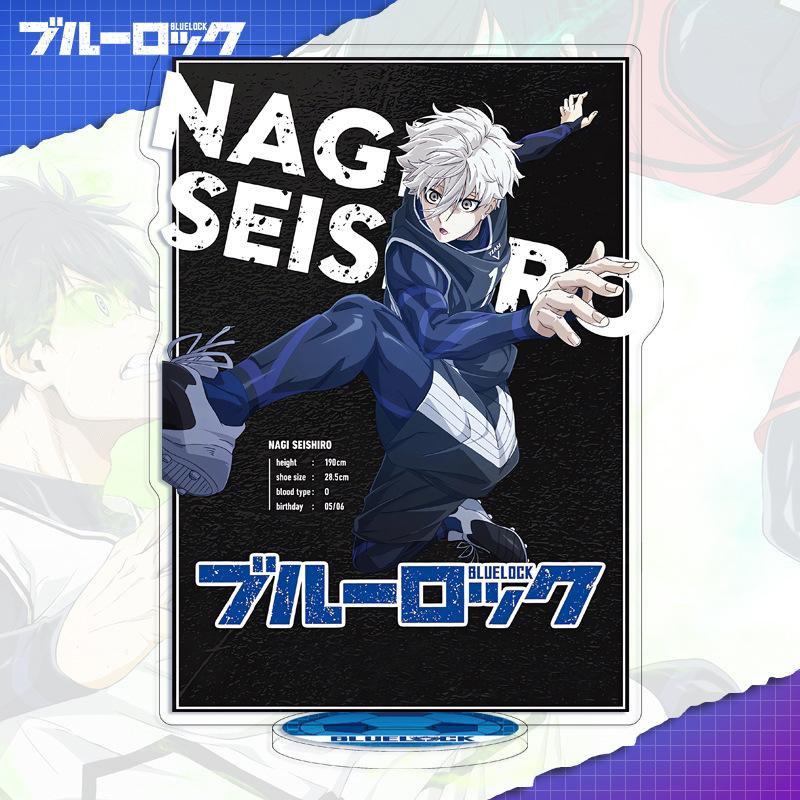 Standee Prigione Blu 16cm Fronte-Retro HD Anime Segno Acrilico Standing Standee
