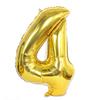 Hot Selling 40 Inch Aluminum Film Balloons Gold Silver Number Balloon for Wedding Party Birthday Decoration