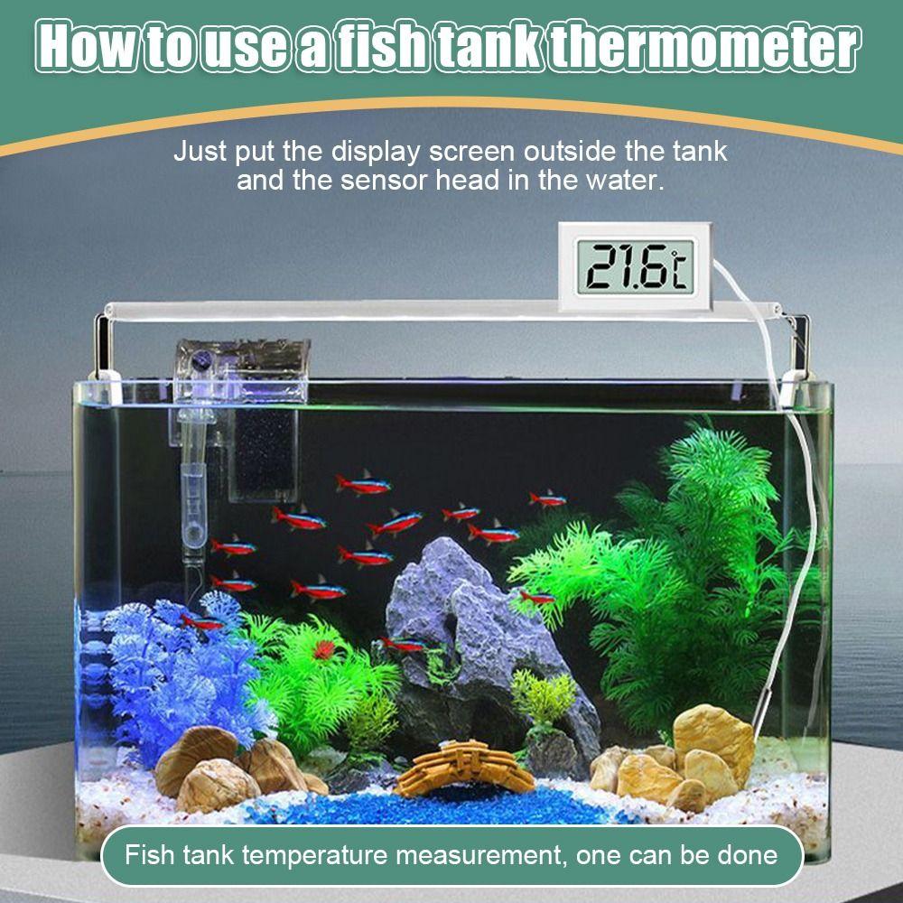 Aquarium Temperature Sensor Electronic Thermometer Digital Thermometer Temperature Tester