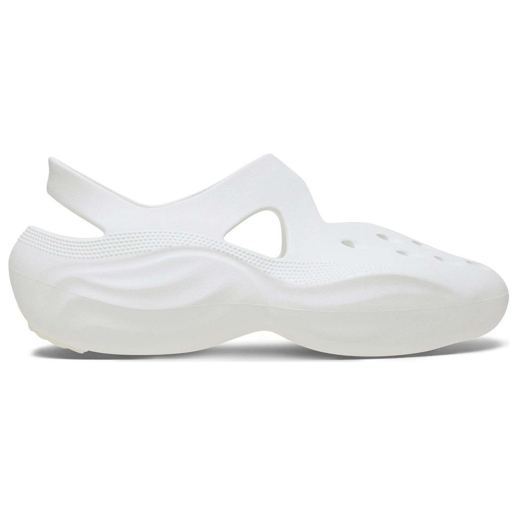 Dingyun Zhang X Crocs Aroma Diffuser Wave Comfort Round Toe Slippers Hole Shoes Unisex White