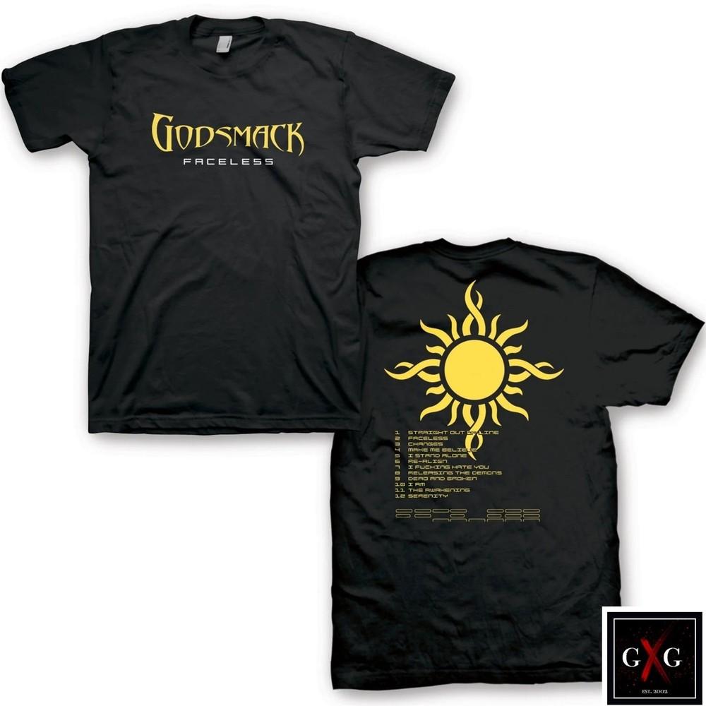 

GODSMACK cd cvr FACELESS Official SHIRT XL New awake IV oracle 1000hp legends Unisex T-Shirt XXXL