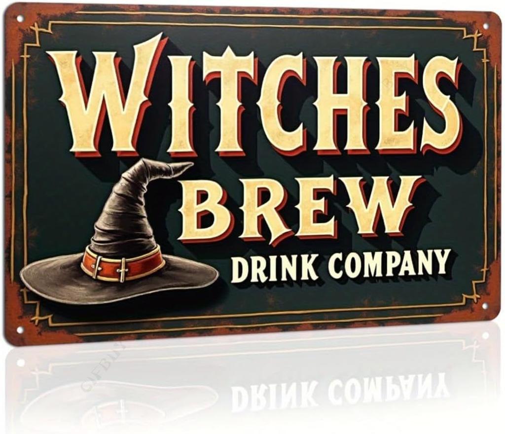 Halloween Poster On the Wall, Metal Plaque 20x30cm