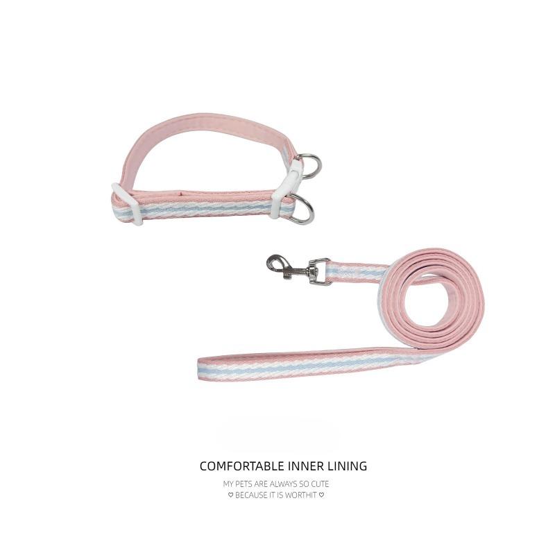 Dopamine Dog Harness Leash Set Adjustable Pet Vest Chest Strap Collar for Small Medium Dogs Outdoor Walking Puppy Accessories