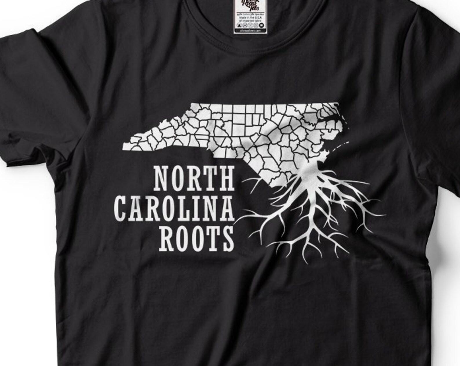 North Carolina Roots T-Shirt: State Heritage Unisex Tee 4XL