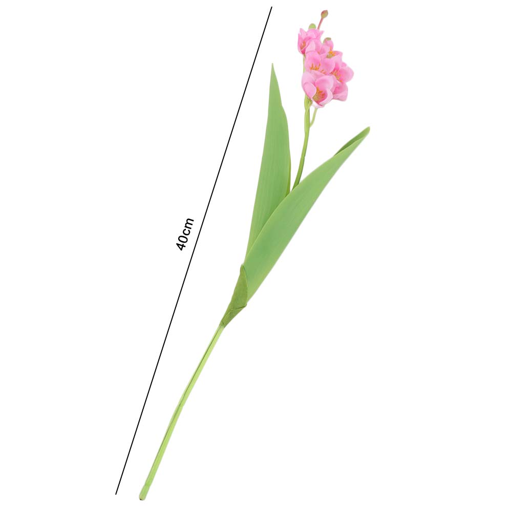 3PCS Multi-color Artificial Flower Branches Lifelike Wind Chime Grass Floral Arrangement