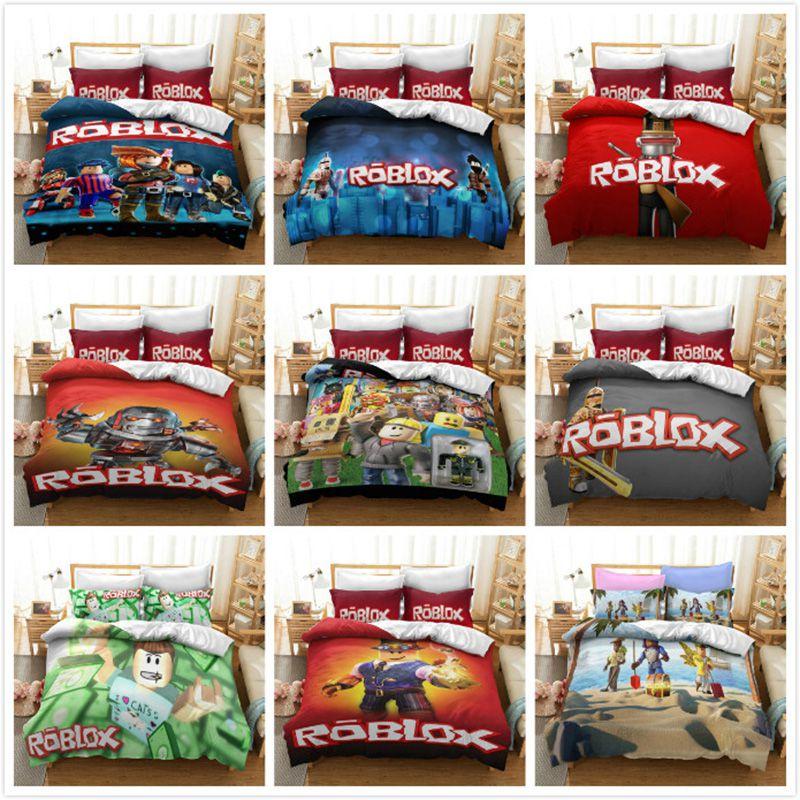 3d Game Printed Roblox Bedding Set Quilt Cover Pillow Shame Us Uk Queen King